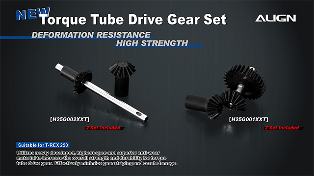 Align H25G002XX Torque Tube Rear Drive Gear Set 