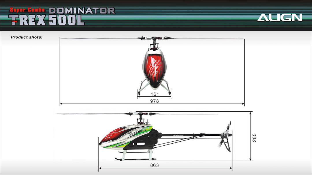 align trex 500l dominator