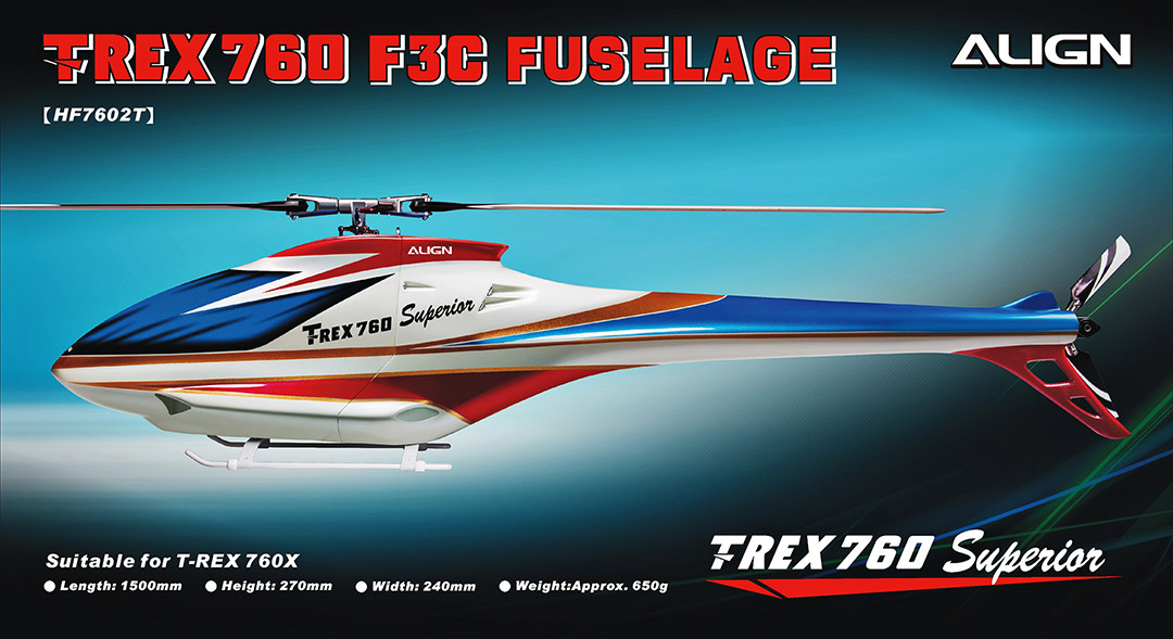 F3C Fuselaje Amarillo Trex 250