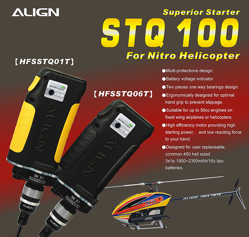 Align Super Starter STQ 100 Yellow For Airplane HFSSTQ02T