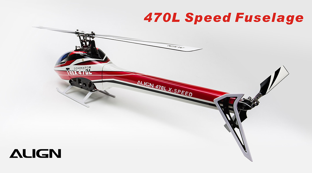 亞拓科技網路購物 - 470L Speed Fuselage - Red HF4701